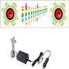 WONFAST Sound Music Beat Activated Sensor Car Sticker Equalizer Glow Rhythm LED Flash Light Audio Voice Rhythm Lamp,90X25cm (Firework) view 3