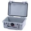 Pelican Protector 1120 Case by ColorCase - Silver - Small Size Waterproof Case (Case Only) - Silver Latches view 2