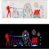 WONFAST Sound Music Beat Activated Sensor Car Sticker Equalizer Glow Rhythm LED Flash Light Audio Voice Rhythm Lamp,90X25cm (Trumpet) view 3