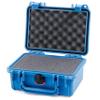 ColorCase Pelican Protector 1120 Case Blue - Small Size Waterproof Case with Pick & Pluck Foam & Convoluted Lid Foam - Blue Latches view 2
