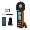 BTMETER Light Lux Meter Logger BT-5000A, Digital Lumen Tester Measure Lighting Level Intensity 0.1~400,000 Lux(0.1~40,000 FC) Foot Candle Luxometer with Data Logging for Plant Grow Aquarium view 1