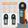 BTMETER Light Lux Meter Logger BT-5000A, Digital Lumen Tester Measure Lighting Level Intensity 0.1~400,000 Lux(0.1~40,000 FC) Foot Candle Luxometer with Data Logging for Plant Grow Aquarium view 2