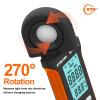 BTMETER Light Lux Meter Logger BT-5000A, Digital Lumen Tester Measure Lighting Level Intensity 0.1~400,000 Lux(0.1~40,000 FC) Foot Candle Luxometer with Data Logging for Plant Grow Aquarium view 3