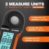 BTMETER Light Lux Meter Logger BT-5000A, Digital Lumen Tester Measure Lighting Level Intensity 0.1~400,000 Lux(0.1~40,000 FC) Foot Candle Luxometer with Data Logging for Plant Grow Aquarium view 4