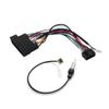 16pin Car Radio Stereo Power Wiring Retrofit Harness Cable Compatible for Hyundai Accent Sonata Tucson Sonata IX35 Kia Forte Optima Soul Ceed Low Trim Model with Radio Antenna Adapter Black view 1