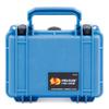 ColorCase Pelican Protector 1120 Case Blue - Small Size Waterproof Case (Case Only) - Black Latches view 1