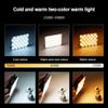 Andoer LED Video Light, Pocket Vlog Bi-color LED Light 2500K-9000K Dimmable with 1/4" Threaded Holes, 2000mAh Battery for Zoom Youtube Video Photography view 3