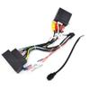 16PIN Car Radio Stereo Power Wiring Harness Cable Compatible for Jeep Cherokee Compass Renegade Grand Commander Black view 1