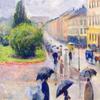 Edvard Munch : Karl Johan in the Rain : Archival Quality Art Print view 1