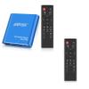 HDMI Media Player with One More Remote Control, Blue Mini 1080p Full-HD Ultra HDMI MP4 Player for -MKV/RM/ MP4 / AVI etc- HDD USB Flash Drive/HDD and SD Card view 1