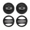 Ymiko 1 Pair Car Coaxial Loudspeaker 6in Speakers 350W High Power Black for Automobile Upgrade view 1