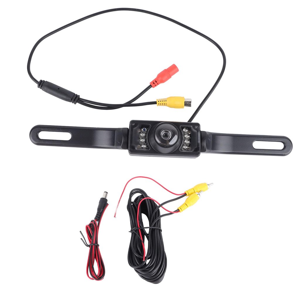 Car License Plate Frame Camera Night Vision 8 Lights Infrared Camera