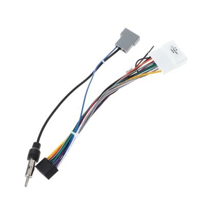Bestycar 16pin Car Radio Stereo Power Retrofit Wiring Harness Cable Compatible for Nissan Altima Juke Teana Sunny Subaru Forester Adapter w/Radio Antenna Adapter for Aftermarket Android Radio Stereo