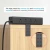 CCCEI Desk Outlet Station 45W USB C Port. 12 Outlet Desktop Clamp Power Strip Surge Protector 4800J with Switch. Nightstand Office Standing Desk Accessories Fit Thicker Table Edge or Screw Mount, 10FT view 4