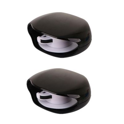 2 Pcs Automatic Roll Earphone Cable Cord Winder Retractable Cord Organizer for USB Cables, Headphone Cable, Data Charging Cable, 2.83 * 2.05 * 1 inch