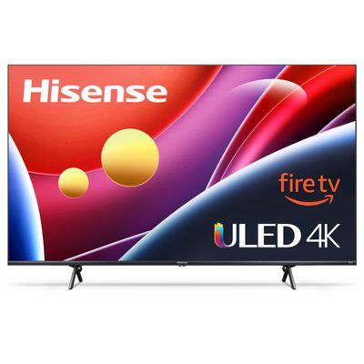 Hisense 65 Class U6 Series ULED 4K UHD Smart Fire TV (65U6HF, 2024) - QLED, Full Array Local Dimming, 600-Nit, Dolby Vision HDR 10+, HDMI 2.1, MEMC, 240 Motion Rate with VRR, Alexa Compatibility