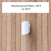 Amazon eero Outdoor 7 dual-band mesh wifi router (newest model), Weatherproof rating of IP66, Coverage up to 15,000 sq. ft. outdoors, 1-pack, Includes 30W PoE+ adapter view 2