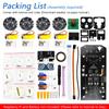 Freenove Mecanum Wheel Car Kit for Raspberry Pi 5 4 B 3 B+ Zero 2 W, Face Tracking, Line Tracking, Light Tracing, Obstacle Avoidance, App Control, Camera, Servo (Raspberry Pi NOT Included) view 2