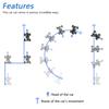 Freenove Mecanum Wheel Car Kit for Raspberry Pi 5 4 B 3 B+ Zero 2 W, Face Tracking, Line Tracking, Light Tracing, Obstacle Avoidance, App Control, Camera, Servo (Raspberry Pi NOT Included) view 3