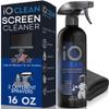 iO CLEAN Screen Cleaner (16 oz) & Mini Screen Cleaner Spray (0.3 oz)  Bundle of 2  Premium Shine  2 Complete Sets of Cleaners  Microfiber Cloth view 2