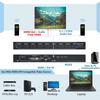 Video Wall Controller 3x3, TV Wall Processor, 4K x 2K HDMI Multi-Screen Splicing Processor, Support Support 1-Way HDMl or DVI Input and 9 HDMl Output Support Images Stitching 3x2 2x3 2x2 4x2 2x4 etc view 3