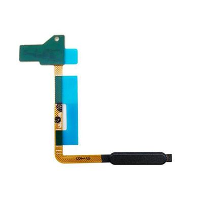 Fingerprint Sensor Home Return Key Menu Button with Power Flex Cable for Samsung J6 Plus J6+ J6plus J610 J610F - Black