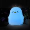 TriPro Silicone Nursery Night Light Beach Room Decor Desk Lamp (Whale & Penguin) view 2