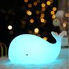 TriPro Silicone Nursery Night Light Beach Room Decor Desk Lamp (Whale & Penguin) view 4