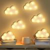 clothmile 6 Pcs LED Cloud Night Light Can Be Hung On The Wall Kids Room Room Light, Suitable for Birthday Party Holiday Decoration Baby Room Nursery Decoration (Clound-6pcs) view 2