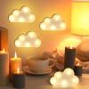 clothmile 6 Pcs LED Cloud Night Light Can Be Hung On The Wall Kids Room Room Light, Suitable for Birthday Party Holiday Decoration Baby Room Nursery Decoration (Clound-6pcs) view 3