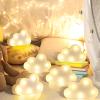 clothmile 6 Pcs LED Cloud Night Light Can Be Hung On The Wall Kids Room Room Light, Suitable for Birthday Party Holiday Decoration Baby Room Nursery Decoration (Clound-6pcs) view 4
