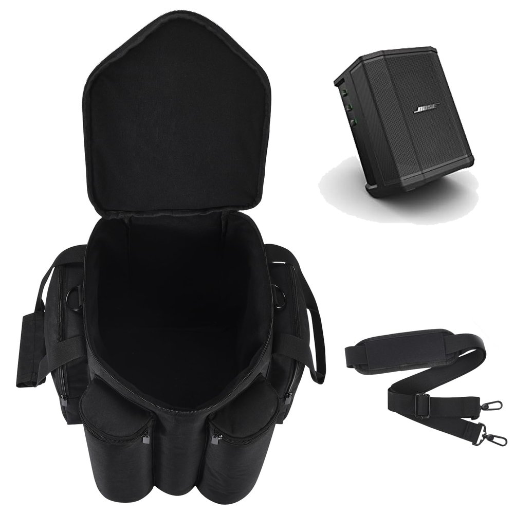 Yaslayp Travel Case Cover for Bose S1 Pro+,Carrying Bag Compatible with Bose S1 Pro Portable Bluetooth Speaker with Removable Shoulder Strap