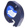 KCMYTONER 1 Pack Compatible for Dymo Letratag Refills S0721660 91331 White Plastic Label Tape 12mm x 4m (1/2" x 13') for Dymo LetraTag 200B LT100H LT100T QX50 Label Maker, Black on White view 1