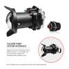 Seafrogs A9 II [40M/130FT] Underwater Camera with WA005F Dome Port Kit, Waterproof Housing for Sony A9 II Diving Waterproof Case for Sony a9ii with 28-70mm F3.5-5.6, 16-35mm F2.8 Lens-Black view 4