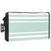 Outdoor TV Cover - Aqua White Stripe Waterproof and Weatherproof 52"-55" LCD Movable Shield TV Display Screen Protector Outside Television Covers view 1