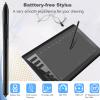 Graphics Drawing Tablet,10x6 inch Digital Writing Tablet with 8192 Levels Stylus for PC/Mac/Android 5.0 and Above with OTG Function for Drawing and Online Teaching view 4