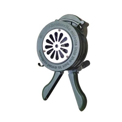 IINCOOY Manual Operated Security Alarm Hand Crank, Handheld Air Raid Siren Portable Loud Safety Emergency Siren