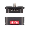 Andoer Quick Release Plate Tripod QR Plate Camera Mount Adapter Quick Setup Aluminum Alloy with 1/4 Inch Screw for DSLR Mirrorless Camera Tripod Gimbal Stabilizer view 1