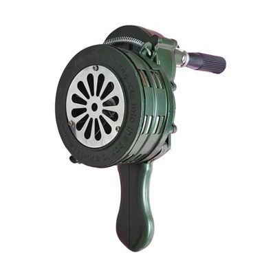 IINCOOY Aluminium Alloy Handheld Manual Operated Security Alarm Air Raid Siren Portable Safety