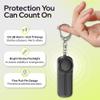 Weten Personal Safety Alarm Keychain - 3 Pack 130dB Siren, LED Light, Panic Pin  Compact Self-Defense Device and Emergency Whistle Alternative for Women, College, Travel, and Night Walk Protection view 2