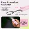 Weten Personal Safety Alarm Keychain - 3 Pack 130dB Siren, LED Light, Panic Pin  Compact Self-Defense Device and Emergency Whistle Alternative for Women, College, Travel, and Night Walk Protection view 3