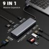 4K HDMI Docking Station for Chromebook, Windows and More (Type-C to HDMI, 4K, Dual USB 3.0, 2 USB 2.0, SD/TF, Type-C Power Delivery, Black) view 2