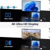 4K HDMI Docking Station for Chromebook, Windows and More (Type-C to HDMI, 4K, Dual USB 3.0, 2 USB 2.0, SD/TF, Type-C Power Delivery, Black) view 3