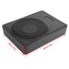 10in 12V 800W Car Subwoofer Slim Amplifier Bass Enclosure Speaker Under Seat Audio Device view 2