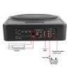 10in 12V 800W Car Subwoofer Slim Amplifier Bass Enclosure Speaker Under Seat Audio Device view 3