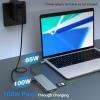 Oditton 10 in 1 USB C Hub, Adapter with 4K HDMI, 2 x USB 3.0, USB-C 3.0 Data, 2 x USB 2.0, 100W PD, SD/TF, Audio Jack, Dock Compatible with Laptops, iPad view 4