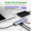 7-1 USB C Hub, Oditton Adapter with HDMI, 100W PD Charger, 3 x USB 3.0 Ports, SD & Micro SD Card Reader, Compatible for USB C Laptops Dell XPS/HP/Surface and Other Type C Devices view 2