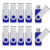 Aiibe 64GB USB Flash Drive 50 Pack Thumb Drive 64GB Flash Drives USB Drive Bulk USB 2.0 Memory Stick Jump Drives 64 GB Multipack, Blue view 1