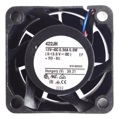 12V 422JH 0.58A 6.9W 4028 Cooling Fan 40X40X28MM 2-Wire