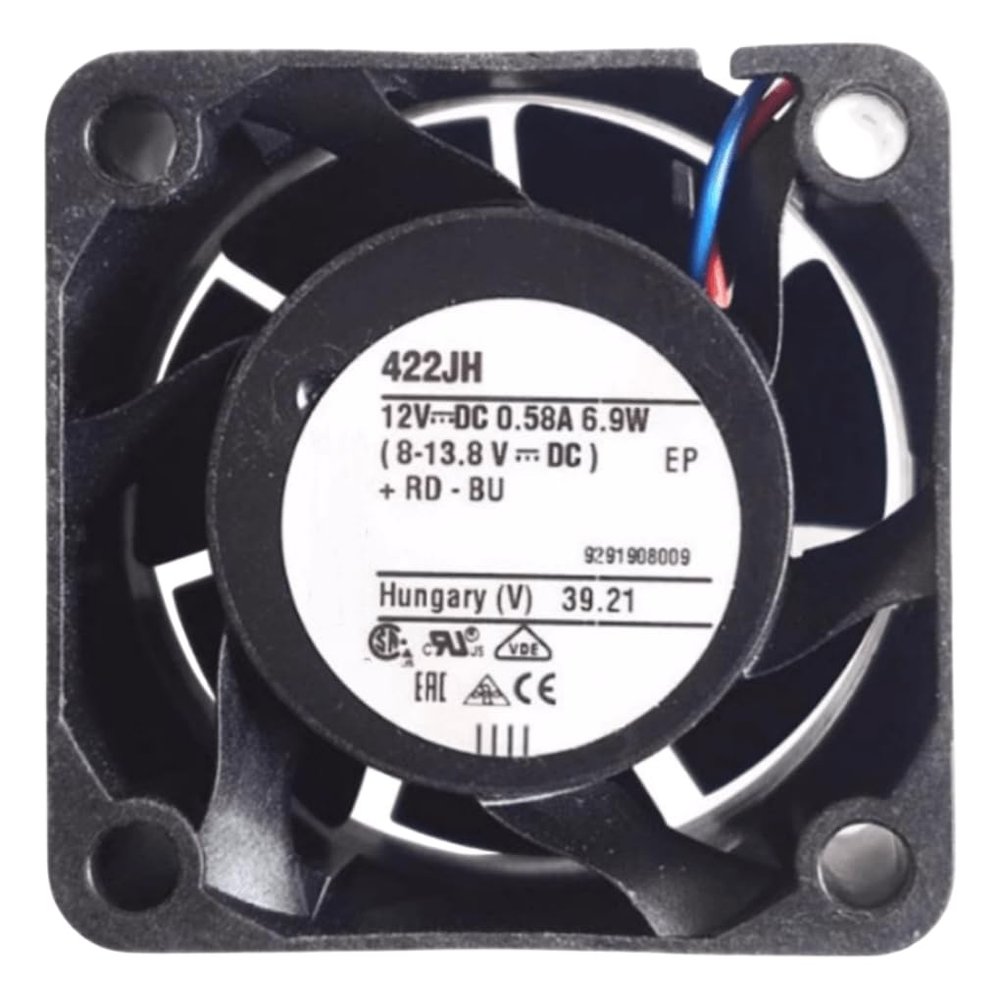 12V 422JH 0.58A 6.9W 4028 Cooling Fan 40X40X28MM 2-Wire